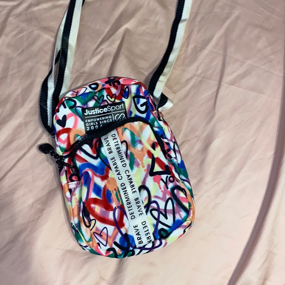 girls Justice belt bag fanny pack bag.